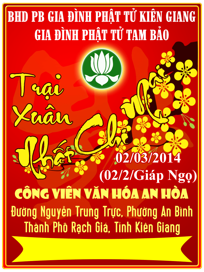 Gia Đình Phật Tử Tam Bảo Tổ chức trại Xuân 2014