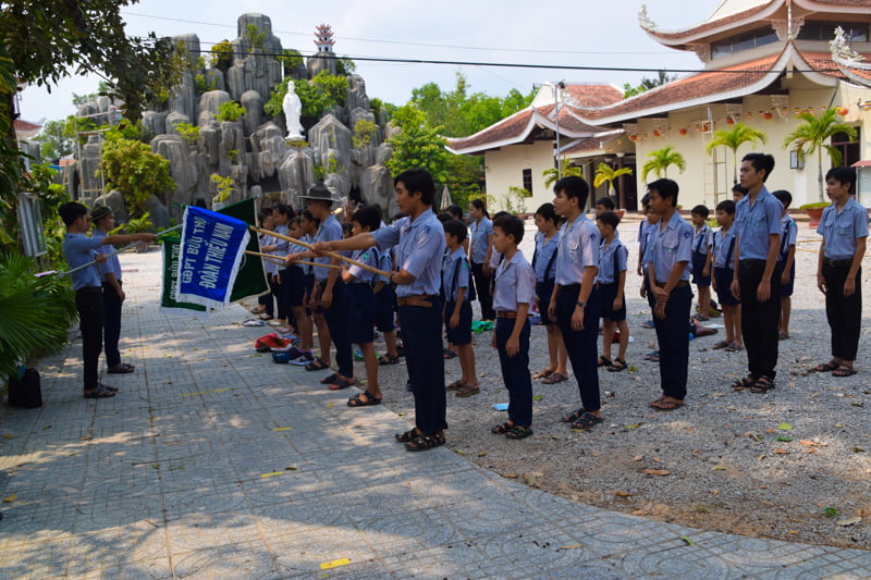 Ban Hướng Dẫn Phân Ban Gia Đình Phật Tử Kiên Giang Khảo Sát Đơn Vị Vững Mạnh Tại Gia Đình Phật Tử Bửu Thọ