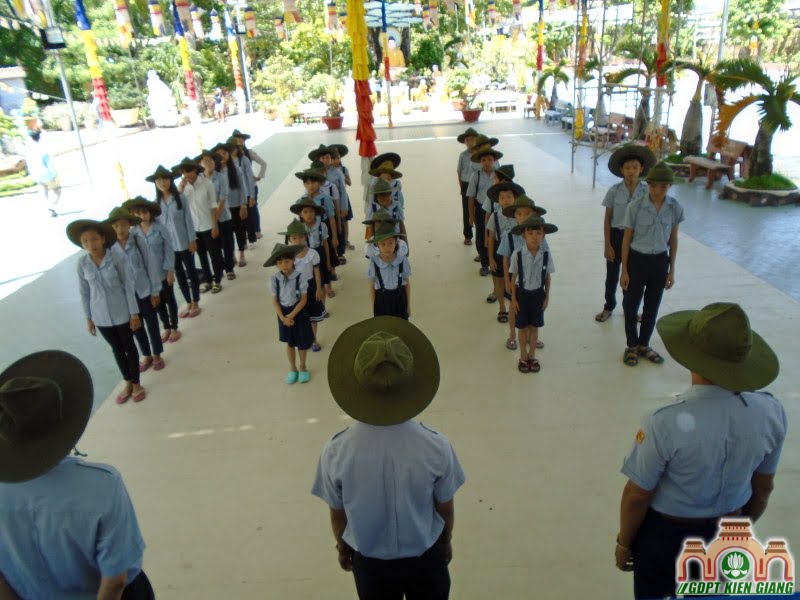 BHD PB GĐPT Kiên Giang Khảo Sát Thi Đua ĐVVM tại GĐPT Tam Bảo (Hà Tiên)