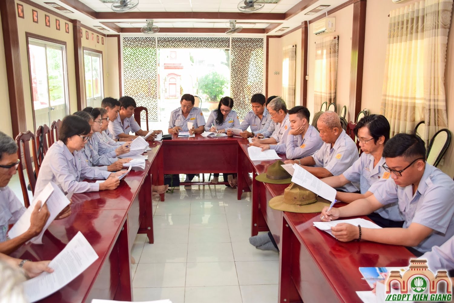BHD PB GĐPT Kiên Giang họp triển khai công tác tổ chức lễ kỷ niệm 60 năm Gia Đình Phật Tử Kiên Giang