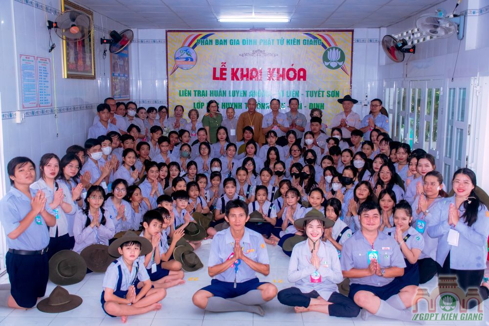 Lễ Khai khóa Liên trại huấn luyện Anoma - Ni Liên - Tuyết Sơn và Lớp học huynh trưởng Kiên Trì Định 2023