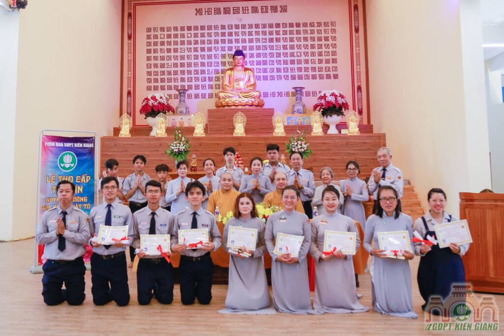Phân Ban GĐPT Kiên Giang tổ chức lễ thọ cấp Tập, Tín cho Huynh Trưởng đủ điều kiện