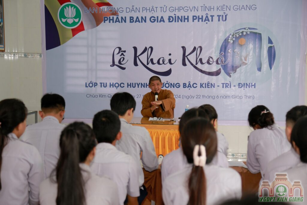 GĐPT Kiên Giang Khai khóa các bậc học Kiên - Trì - Định niên khoá 2024 - 2025